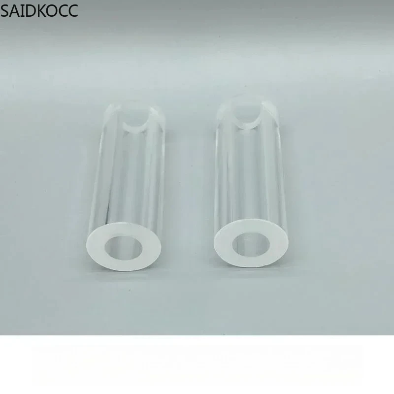 Customization High Temperature Resistance 1200 Degrees Quartz Glass Tube Sleeve Transparent Quartz Glass Optical Lab Tube