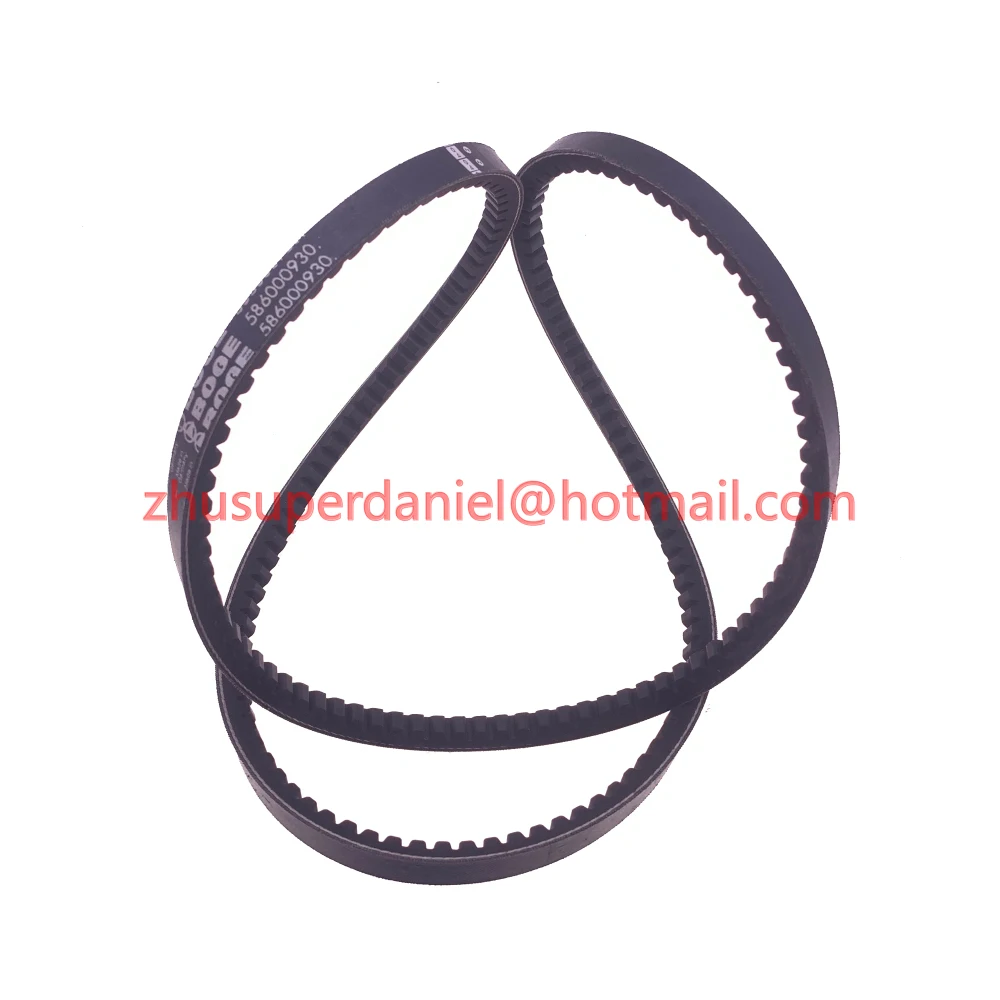 6pcs/lot 586000930P genuine Boge air compressor V-belts driving belts