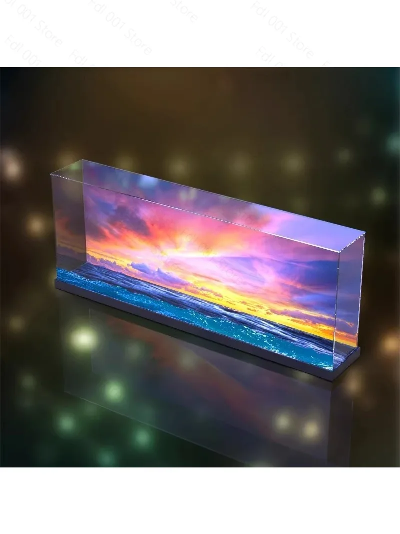 Applicable to  10294 Titanic model figure acrylic display box building block transparent dust cover view 4