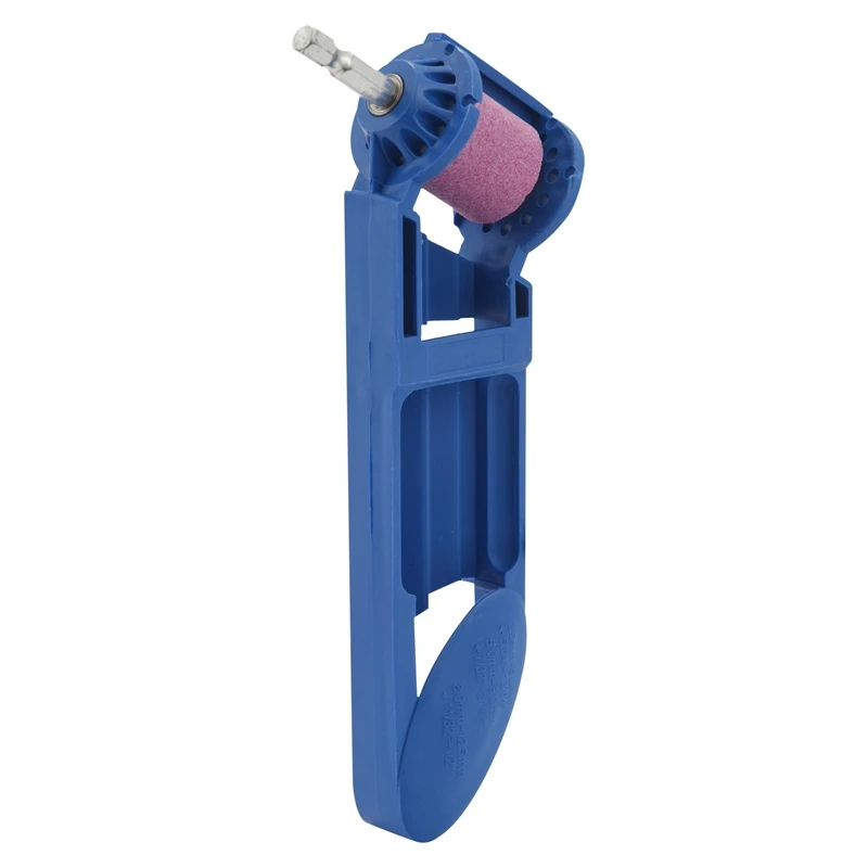 ABRE-2 Set Drill Bit Sharpener Portable Diamond Drill Bit Sharpening Tool Corundum Grinding Wheel For Iron-Based Drill Bits