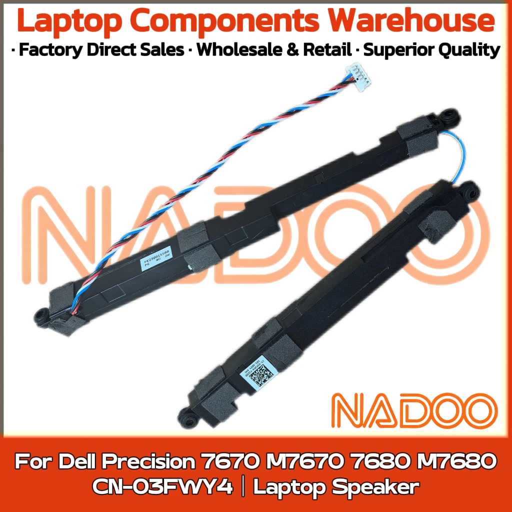 New Original Laptop Notebook Audio Speaker For Dell Precision 7670 M7670 7680 M7680 built-in speaker horn audio  CN-03FWY4