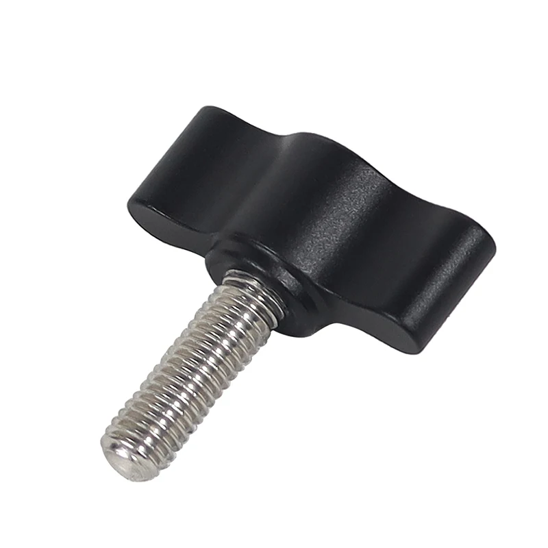 Für GoPro Hero 13 11 10 8 5 Zubehör Aluminium T Kopf Hand Schraube Daumen Knopf M5 1/4 Edelstahl Bolzen für DJI Action Kamera – Detail 1