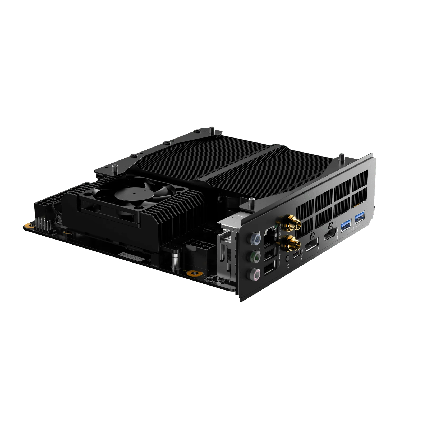 لوحة أم للألعاب MINISFORUM BD795i SE AMD R9 7945HX 2 * DDR5 2 * NVMe PCIe5.0 x16 2.5G LAN لوحة رئيسية ITX صغيرة 8K مخرج ثلاثي