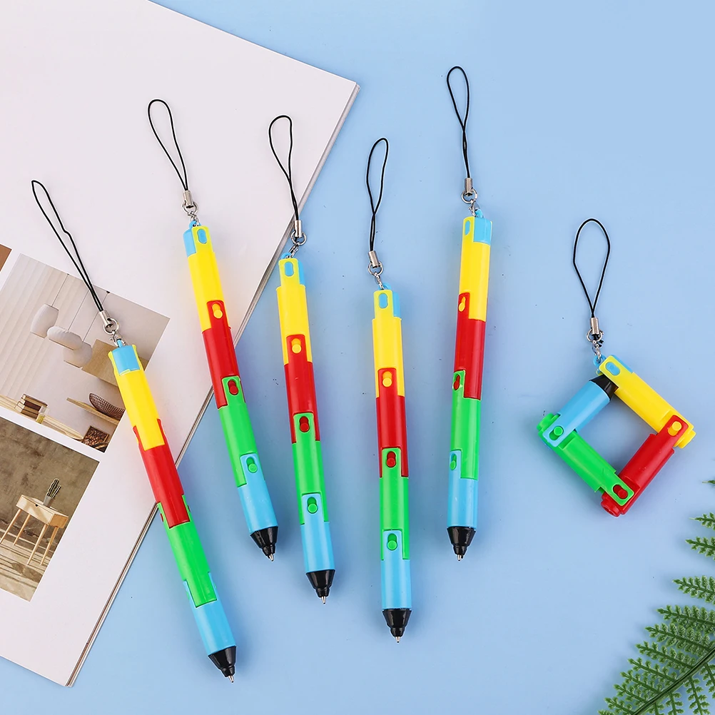 

10 Pcs Folding Ballpoint Pen Writing Kids Pens Foldable Stationery Out of Shape Bendalble