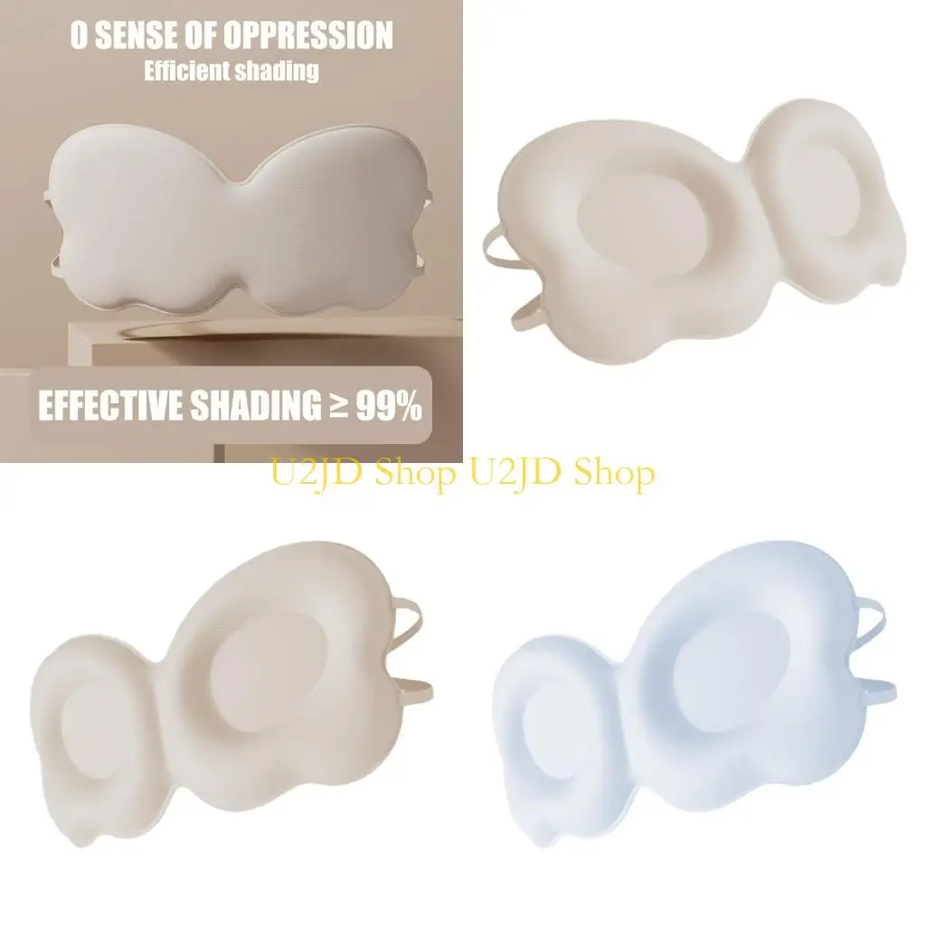 U2JD Unique Sleep Blindfolds Cloud Designs 3D Contouring for Side and Back Sleeper
