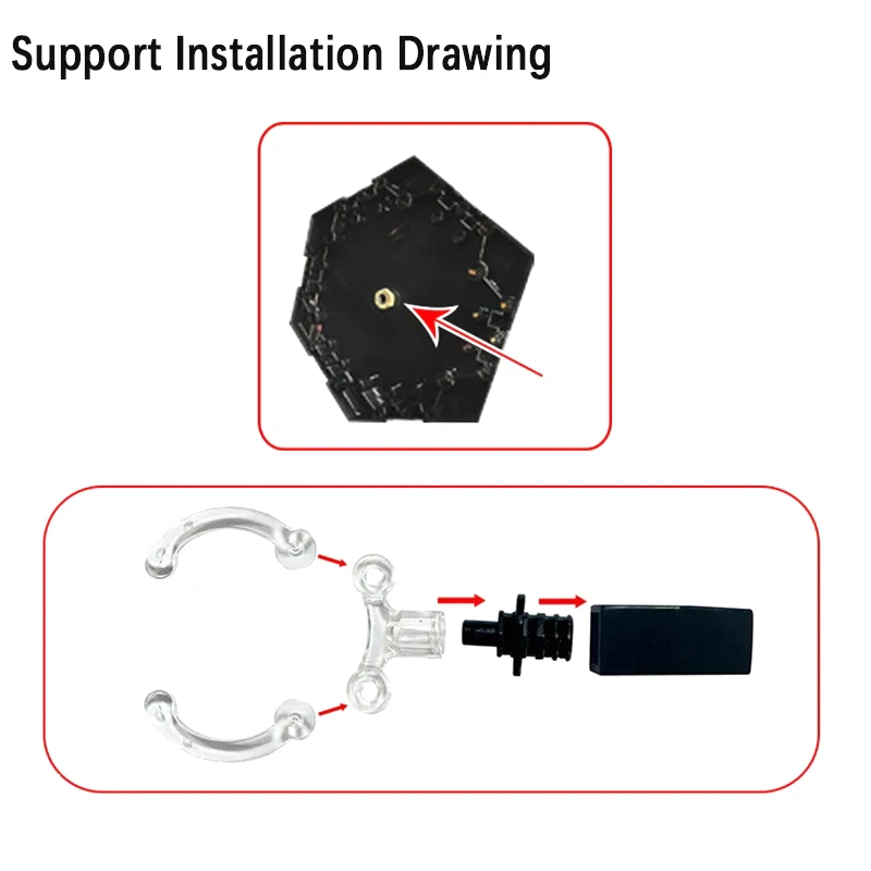 Snake Tube Bracket Action Figure Base Display Stand Bracket For Figure Animation Cinema Game Model Toy Bracket Accessories