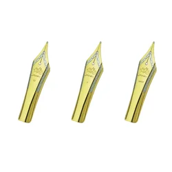 3PCS/5PCS Original Jinhao Fountain Pen Nibs #6 Golden / Silver EF F M Size for Jinhao 100, 450, 159, 750, Double Dragon C1 T1