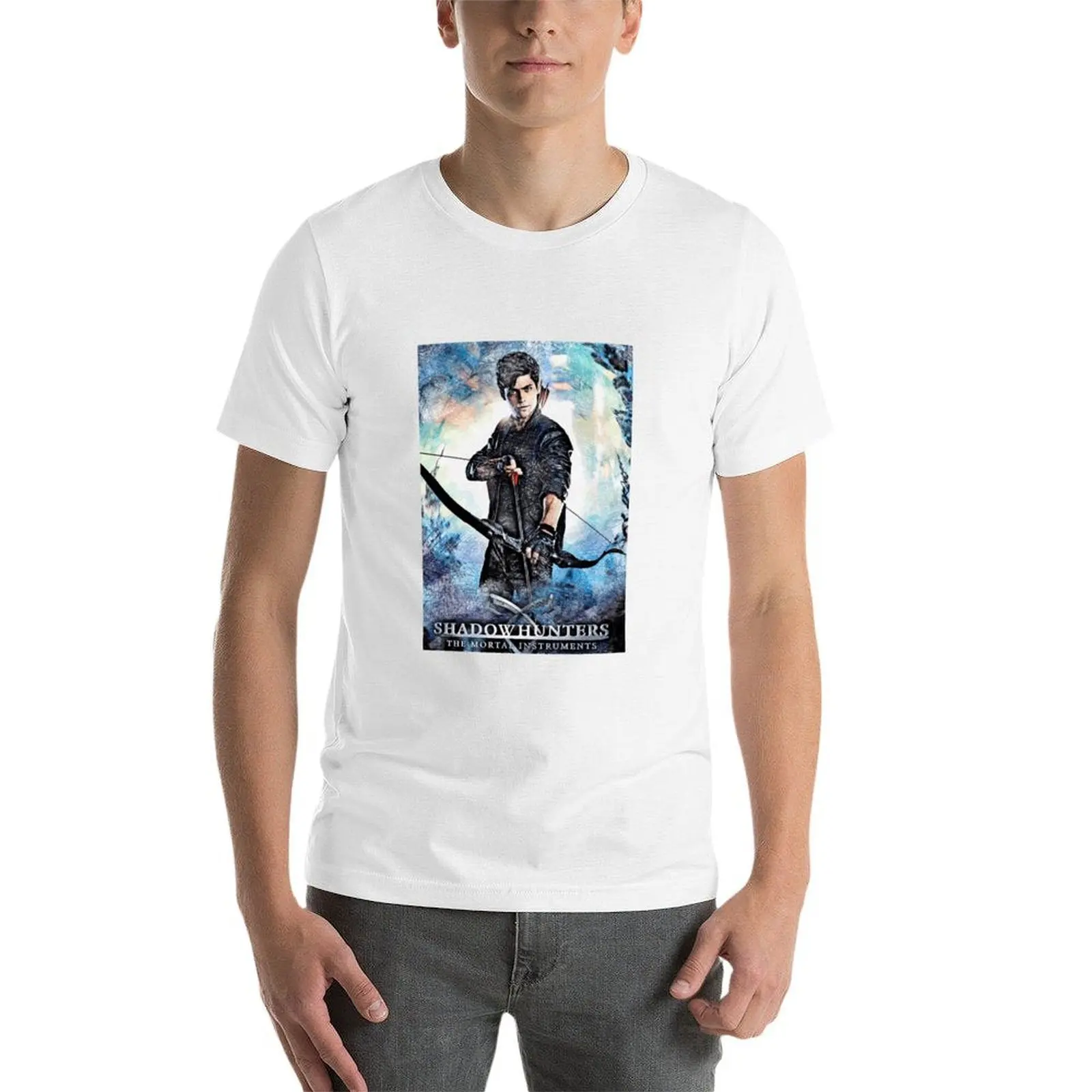 Alec Lightwood T-Shirt Retro Graphic Print T-Shirt view 3