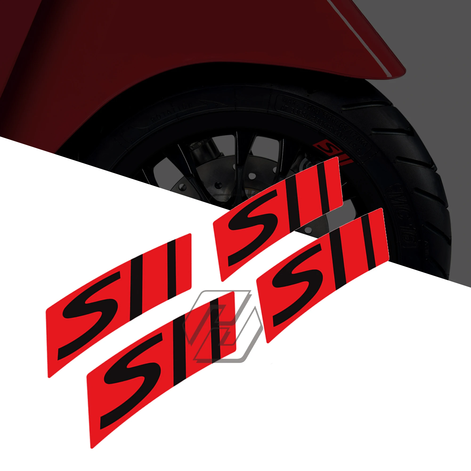 

Наклейка на колесо мотоцикла, светоотражающая наклейка, чехол для Vespa GTS 125 250 300 Super