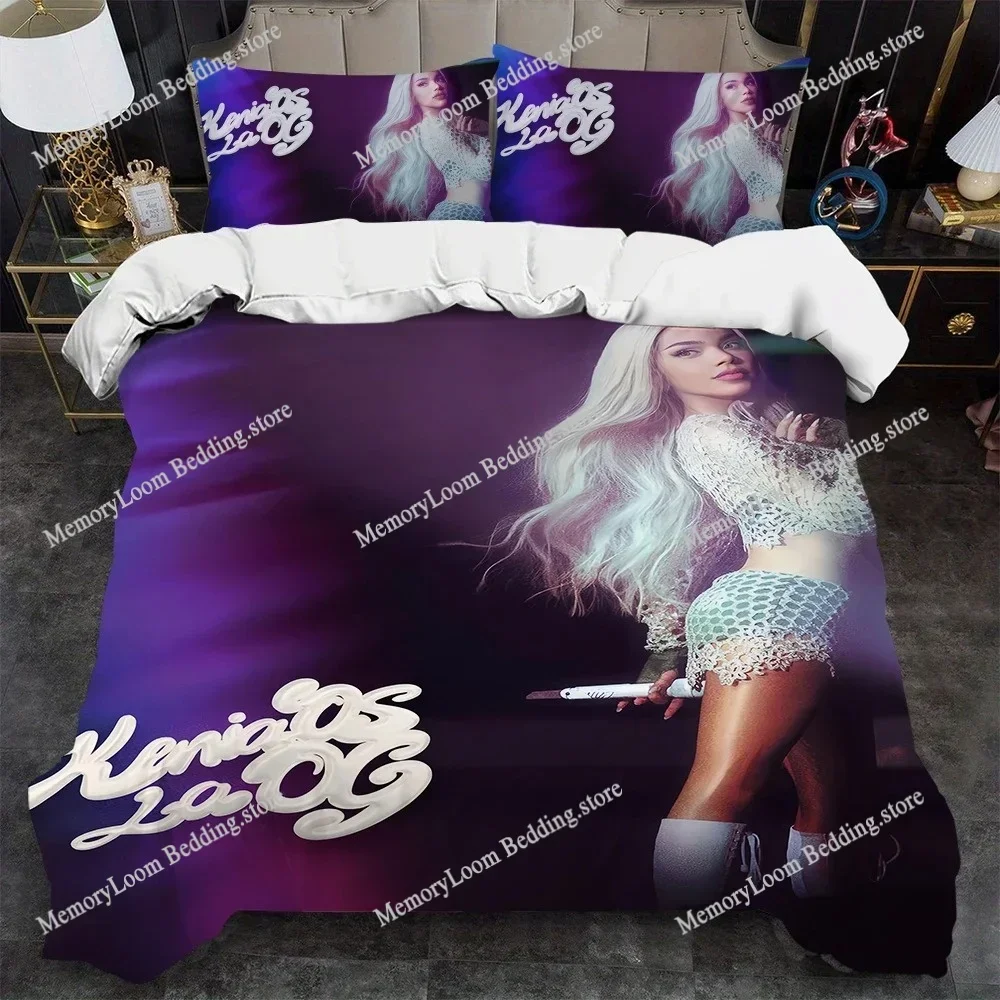 Hot Singer K-Kenia Os La Og Duvet Cover Set Home Style Bedding Soft Laundry Cotton Bed Student Dormitory Gift Home Textile741 3