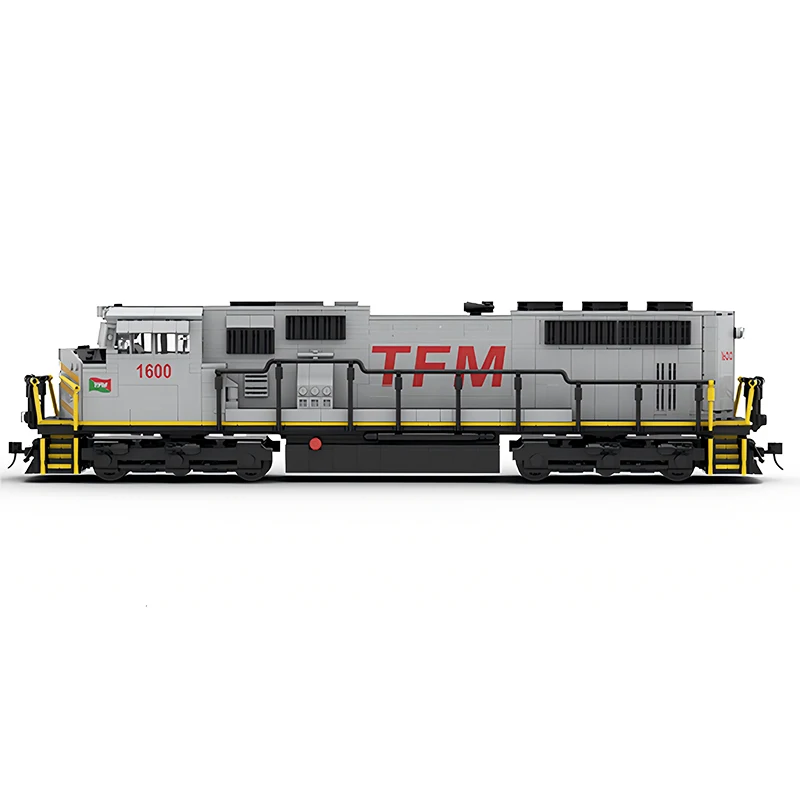 

Строительные блоки MOC TFM SD70MAC Дизельный электрический локомотив Технология Железнодорожный моторный поезд DIY Кирпичи Наборы игрушек Детские рождественские подарки