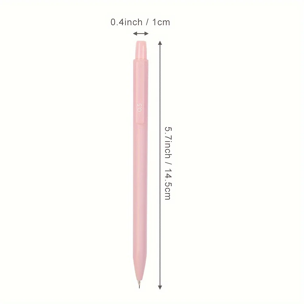 기계식 연필 세트, 파스텔 귀여운 기계식 연필, 0.5mm 0.7mm, 6 튜브 HB 송진 리필, 지우개 2 개, 14 개