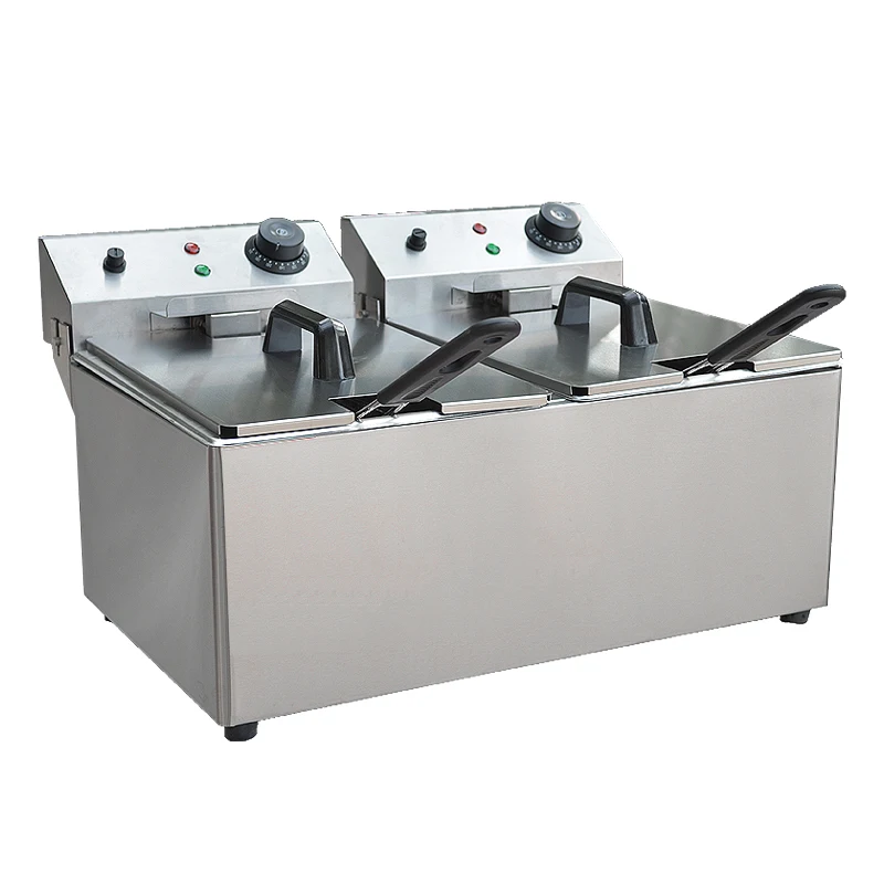 Stainless Steel Commercial Chicken Widely Use Potato Chips Deep Fryer with Temperature Control