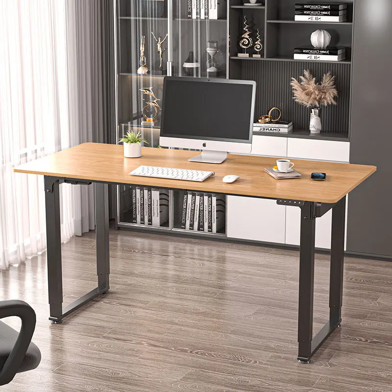 

Workstation Dual Motor 4 Leg Height Adjustable Standing Smart Desk Frame Base Lift Table Executive Office Sit Stand Desk