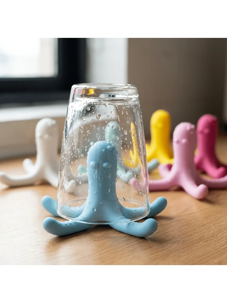 1 Pc Random Color Water Bottle Drying Rack, Countertop Upside Down Cup Drain Holder, Fast Air Circulation to Prevent Odo