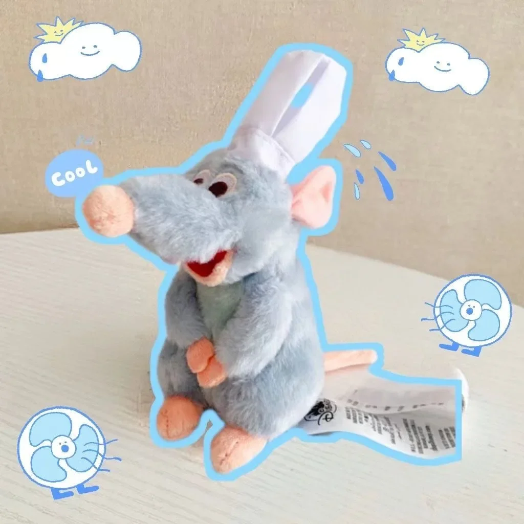 10cm Store Ratatouille Chef Remy Magnetic Shoulder Cartoon Character Plush Toy Gifts Kawaii Plush Stuff Toys For Birthday Gift