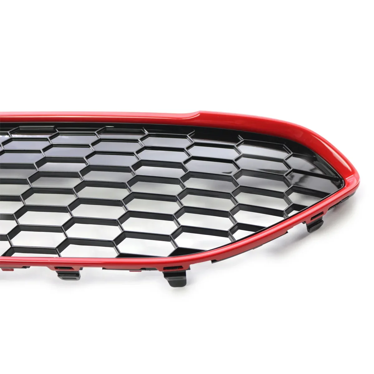 Suitable for 13-16 Ford Fiesta Modified Honeycomb Red Middle Grid, Front Bumper Grille 1778260