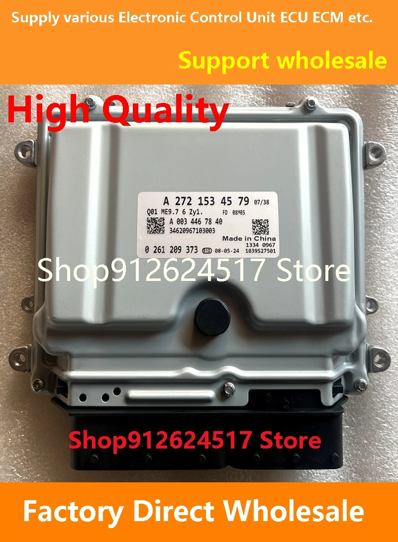 

A2721534579 ECU A2729000900/A2721534379/A2721533391 Компьютерная плата двигателя Электронный блок управления ME9.7 Совместим для Benz A272