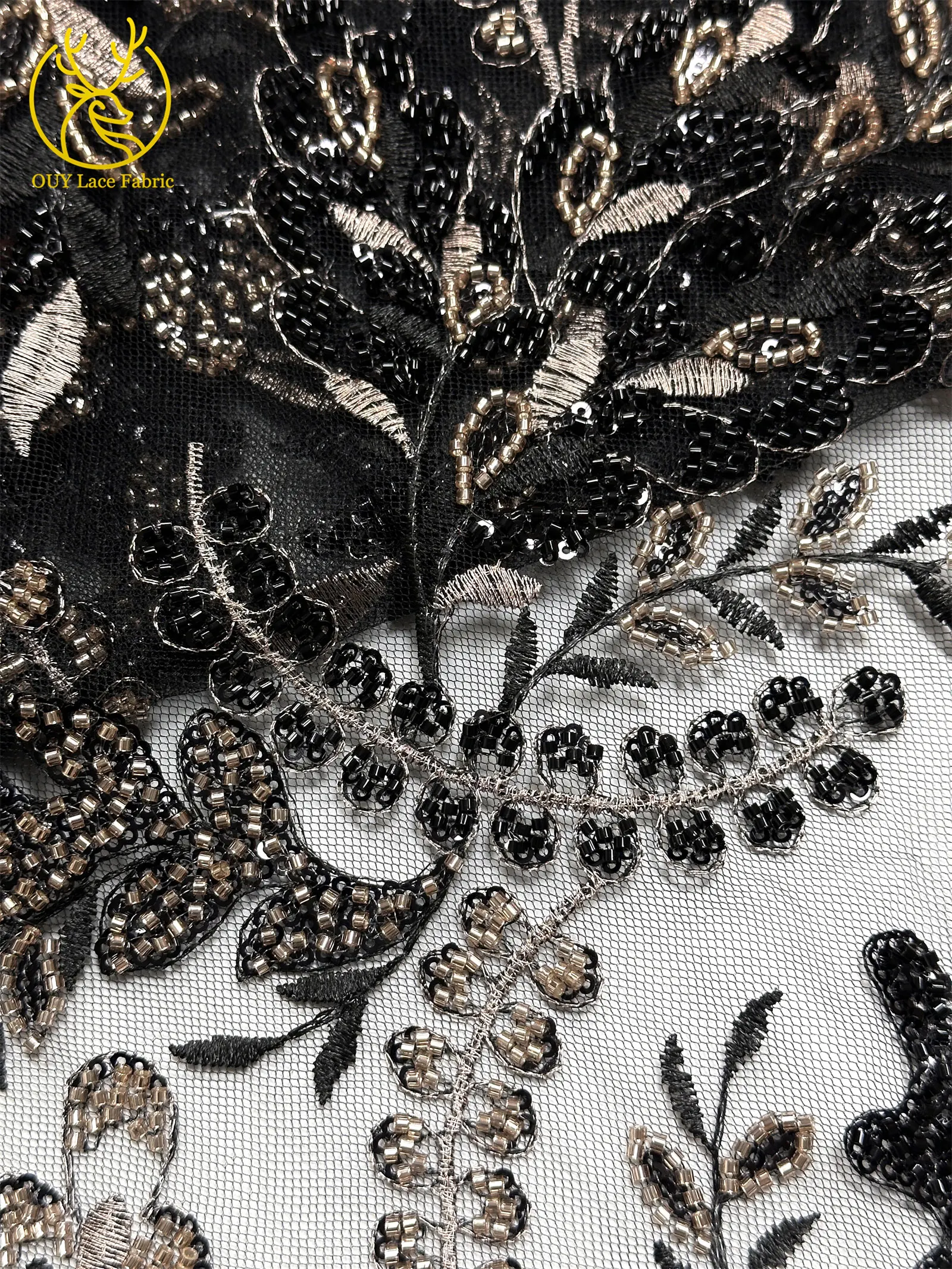 Luxuriöser afrikanischer Perlenstickerei-Spitzenstoff 2026 – Hochwertige nigerianische französische Pailletten-Spitze für Damen-Partykleider und DIY-Näharbeiten – Detail 20