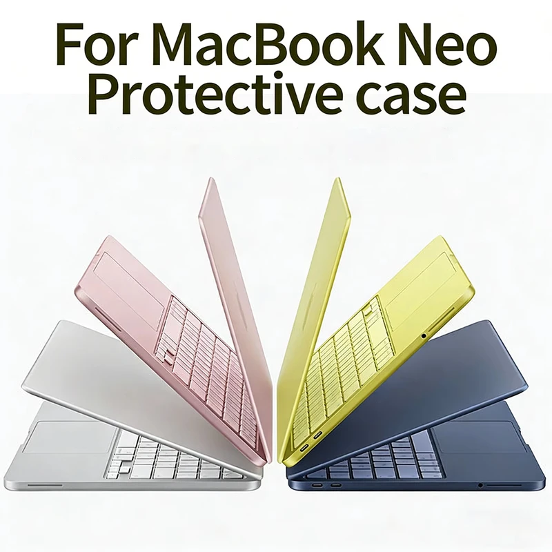

Чехол для ноутбука Macbook Neo, сенсорный чехол-накладка для Macbook 2026, защитный чехол-скин для Macbook Neo 3404
