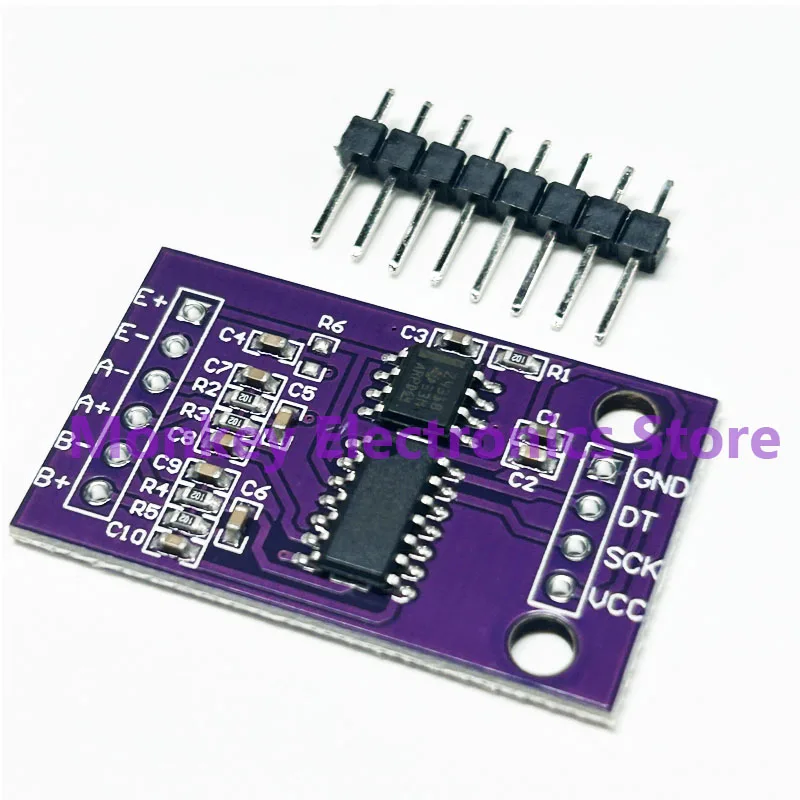 CS1238 24-bit ADC module board TL431 external reference chip dual-channel weighing sensing 24bit