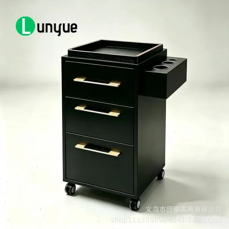 Hair Tool Cabinet Barber Shop Storage Rack Perm Dyeing Cart Small Cutting Station Organizer Furniture for Beauty Parlor