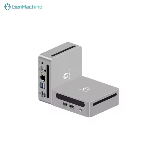 GenMachine Mini PC USB4 2.5G LAN Ryzen 7 6800U Windows 11 DDR5 24G 6400Mhz WIFI6 Mini Pc Gaming Computer Diy Gaming Computer