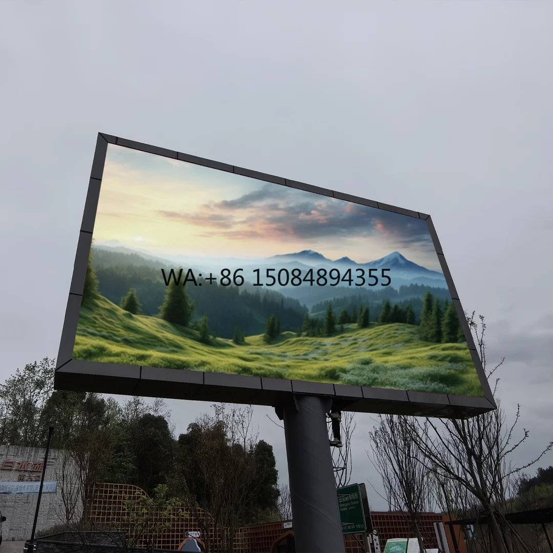 

High Brightness P6 Outdoor LED Display Screen IP65 Waterproof Full Color Sunlight Readable 3-Year Warranty for Advertising