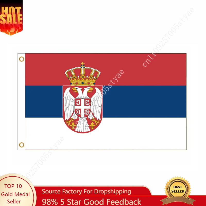 

Serbia Flag Serbia National Flags Wall decoration Sign Banner Poster For Outdoor indoor 90x150cm Republic of Serbia National Fl