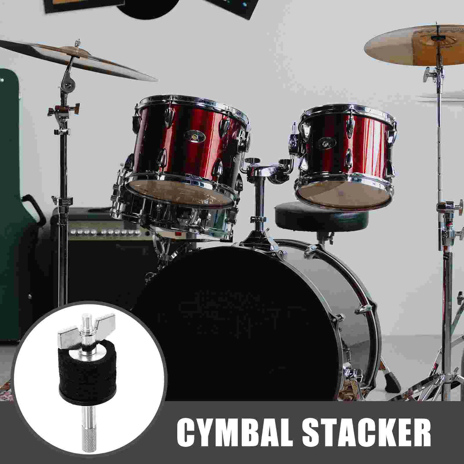 Water Cymbal Stand Stacker for HiHat Drum Heighten Cymbals Durable Metal Holder Mounting