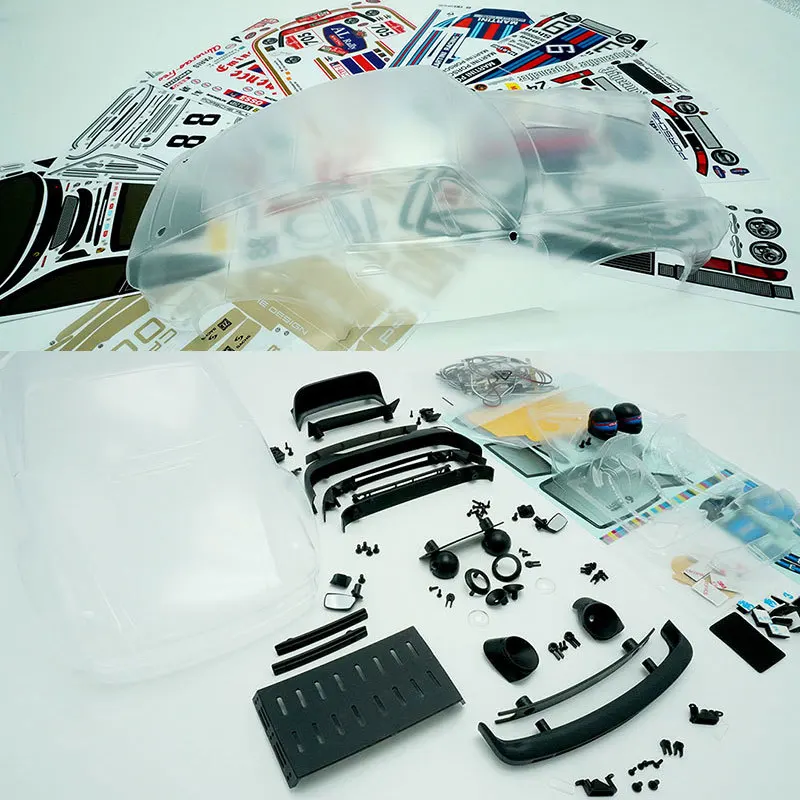 Rzhobby Wrc933 Daka 1/10 Scale Remote Control Rc Rally Car, Transparent Shell Set, Suitable For Adult Amateur Model.