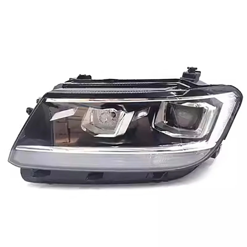 Car Headlights Assembly for Volkswagen Tiguan 2017~2020 Fog Lights Map Side Halogen Corne Lamps Driver Left Right LED Accessorie