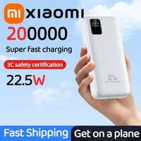 Xiaomi 20000mAh Power Bank 22.5W Portable Charger Super Fast Charging LED Battery Display Power Bank For Iphone Apple Samsung