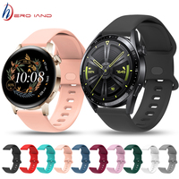 Silicone Strap band For Huawei Watch GT3 GT 3 GT2 2 42mm 46mm Smart Watch Honor Magic watch Wristband Replacement Wrist Strap