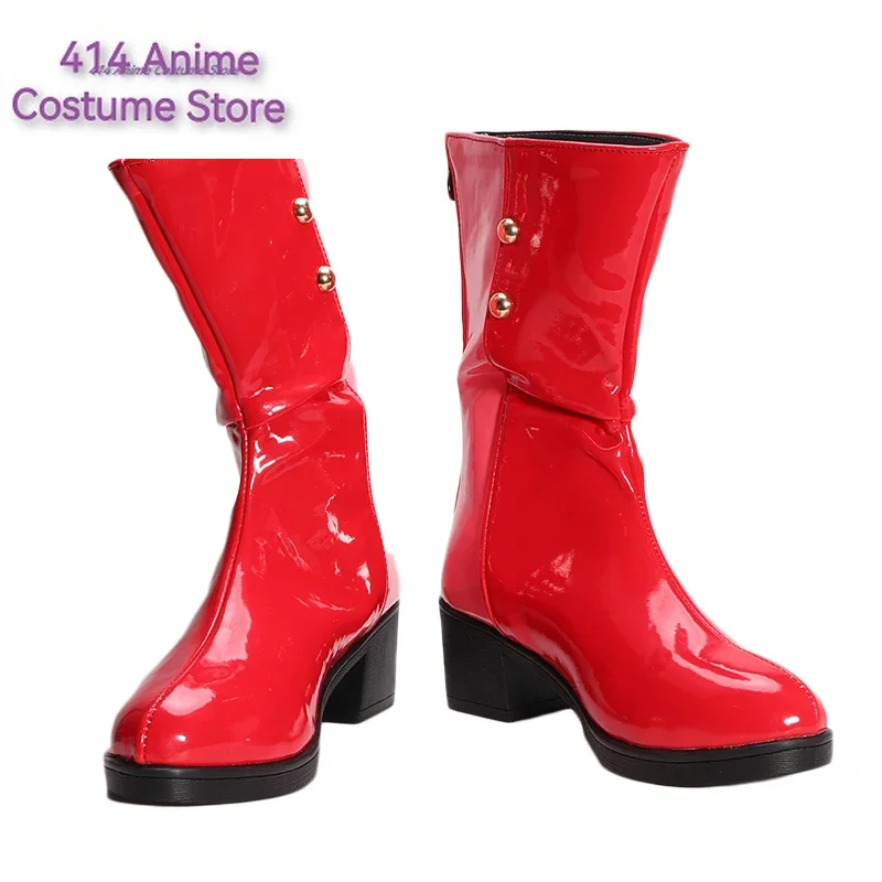 New Game Nu: Carnival Aster Cosplay Shoes Boots Halloween Aksesori Dibuat Sesuai Pesanan