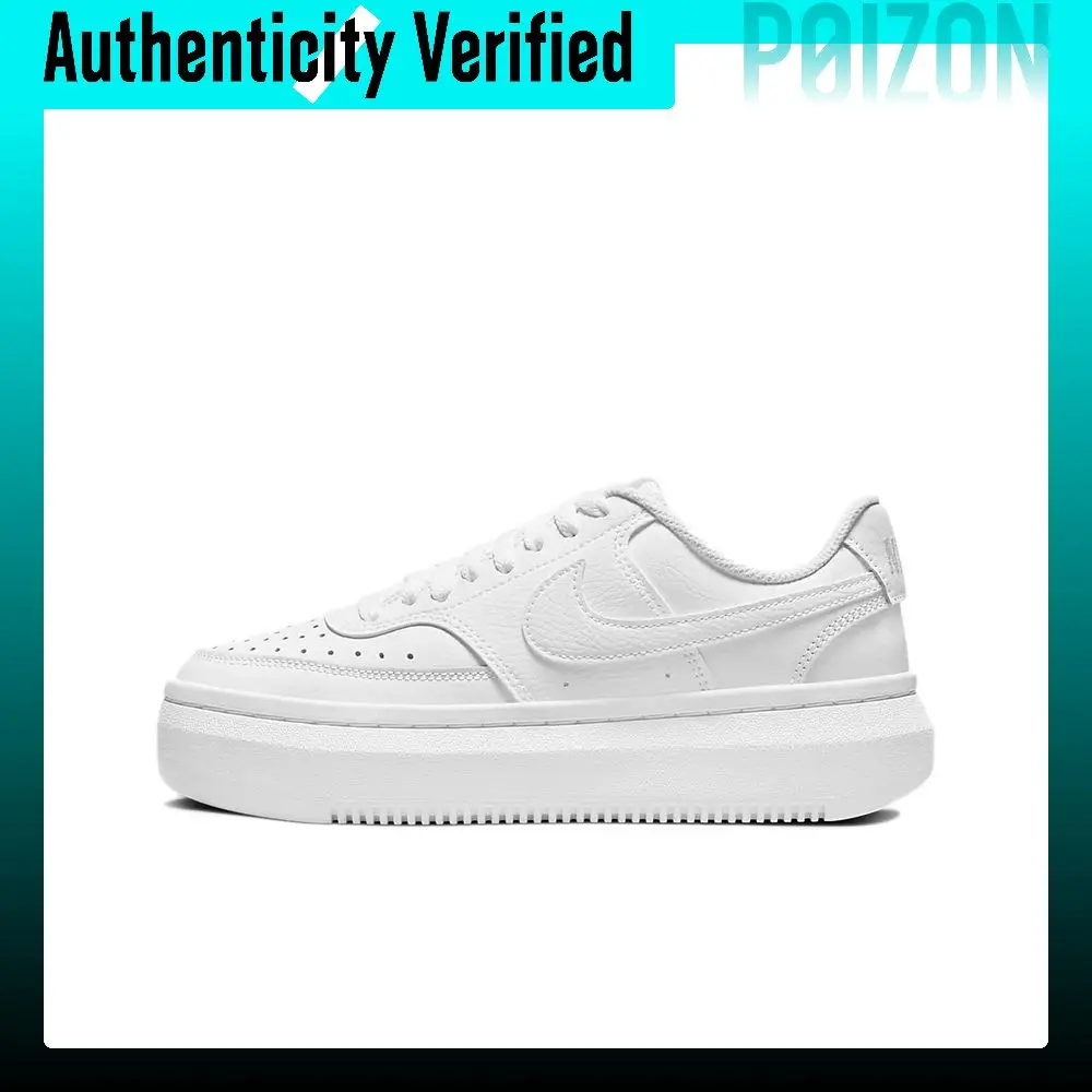Nike Court Vision 1 Alta Slip Resistant, Abrasion Resistant, Lightweight, Breathable Low top Skateboard Shoes Women's DM0113-100