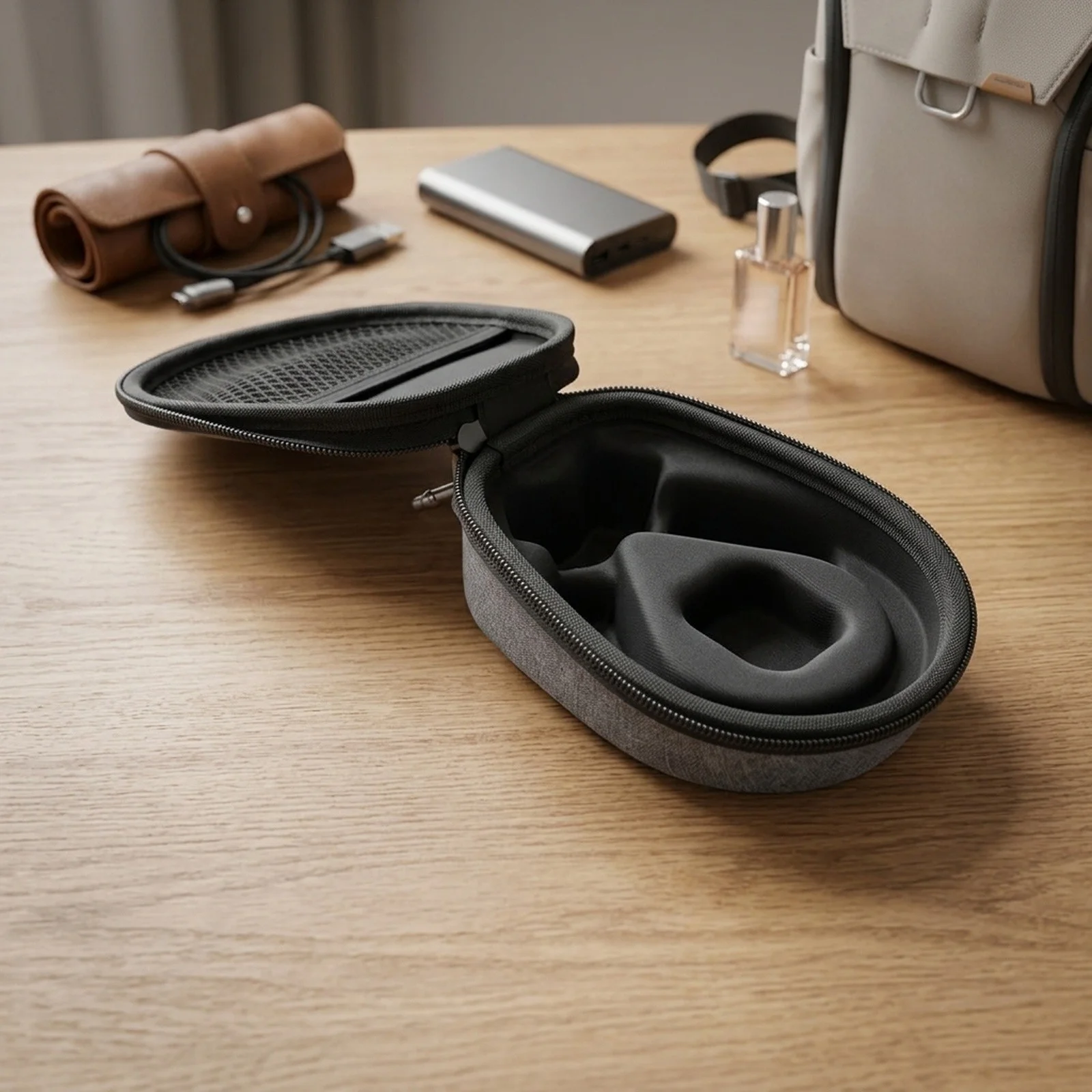 Stable EVA Headphone Case with Protective Lining for Shokz AS600 AS650 AS700 Designed for Consistent Shock and Dust Defense