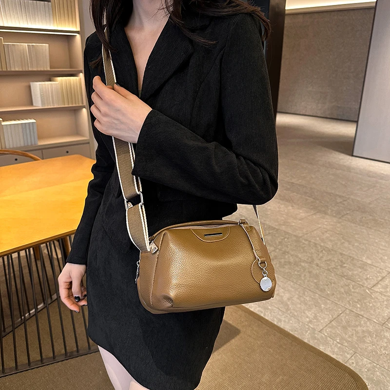 100% Genuine Leather Handbags Women Bags Designer Crossbody Bag For Women Purses Handbags High Quality Tote Cowhide Bag