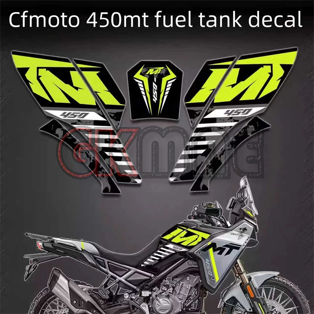 

New For CFMOTO 450MT MT450 450 MT Motorcycle Modification Fuel Tank Anti-slip Sticker Fuel Tank Protective Film