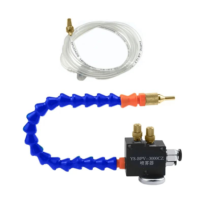 CNC Machine Tool Pneumatic Sprayer Water Pipe Oil Pump Lubrication System Low Pressure Water Spray Transparent 3L or 6L Oil Tank