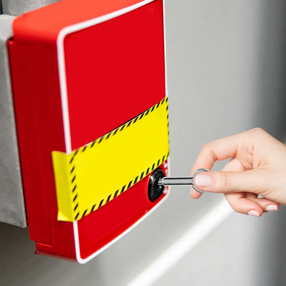 10 Buah Kunci Reset Darurat Tombol Paduan Kokoh untuk Alarm Kebakaran Manual Call Point dan Tombol Alarm Berhenti Darurat