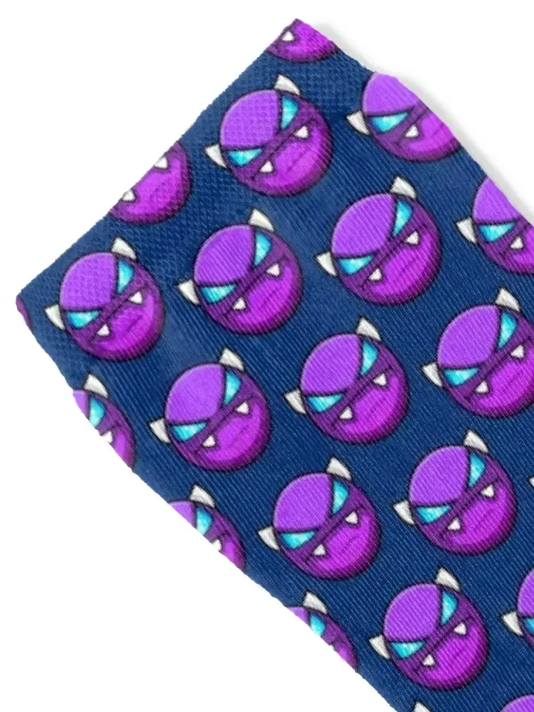 Geometry dash Easy demon Socks hiking Sports hiphop Socks Men Women's