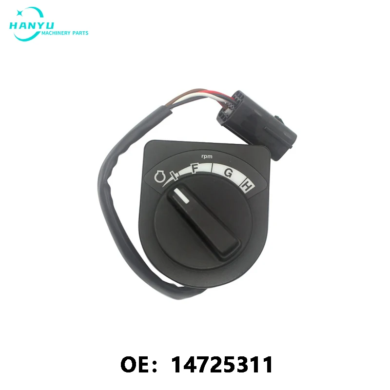 

New High-quality Excavator Parts EC380D EC480D Excavator Selector Throttle position switch controller 14725311