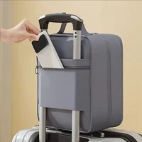 Sac à chaussures portable de grande capacité, adapté aux voyages, peut contenir 3 paires de chaussures, boîte de rangement durable, anti-poussière et respirante 4