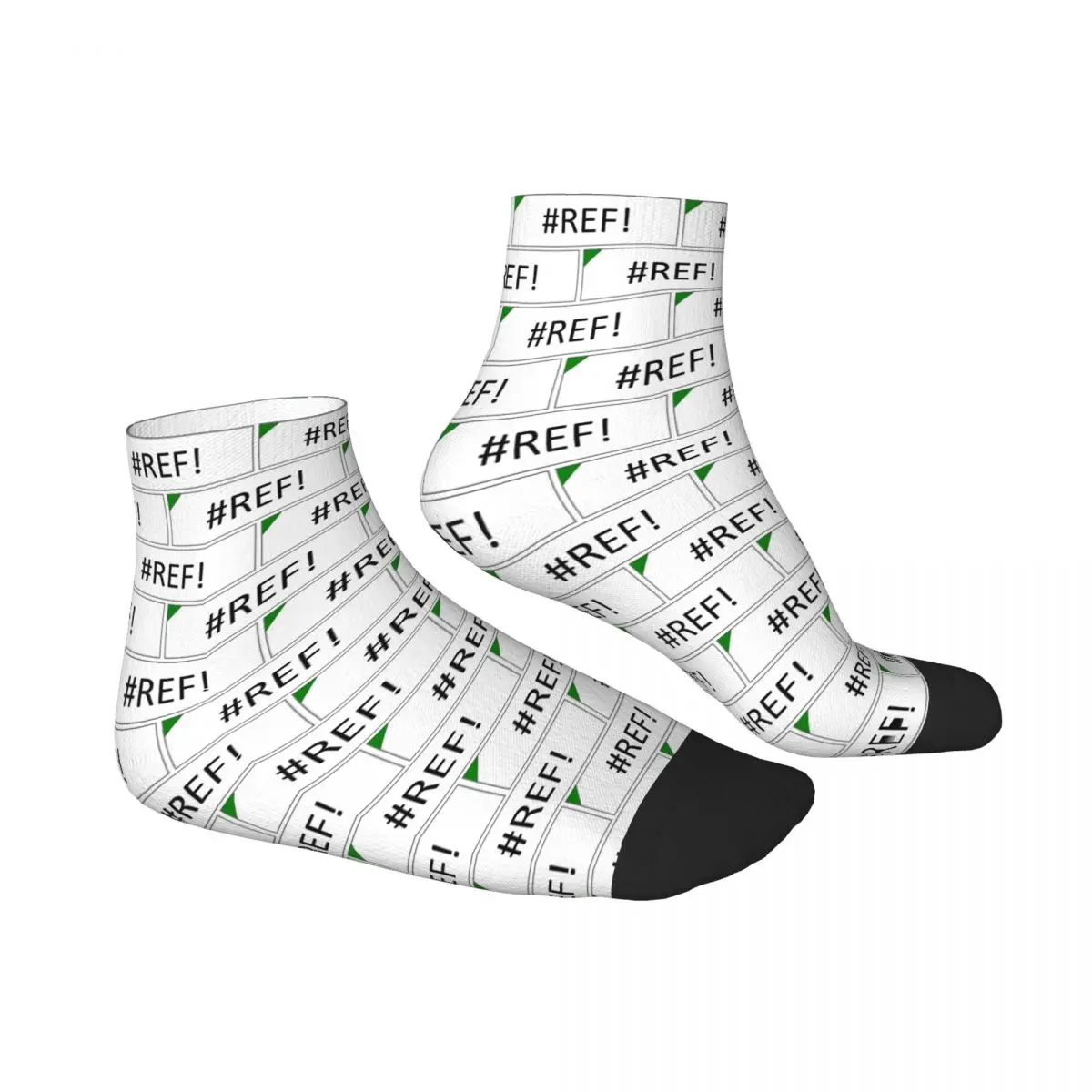 Excel #REF! Error Socks Harajuku Sweat Absorbing Stockings All Season Socks Accessories for Unisex Gifts