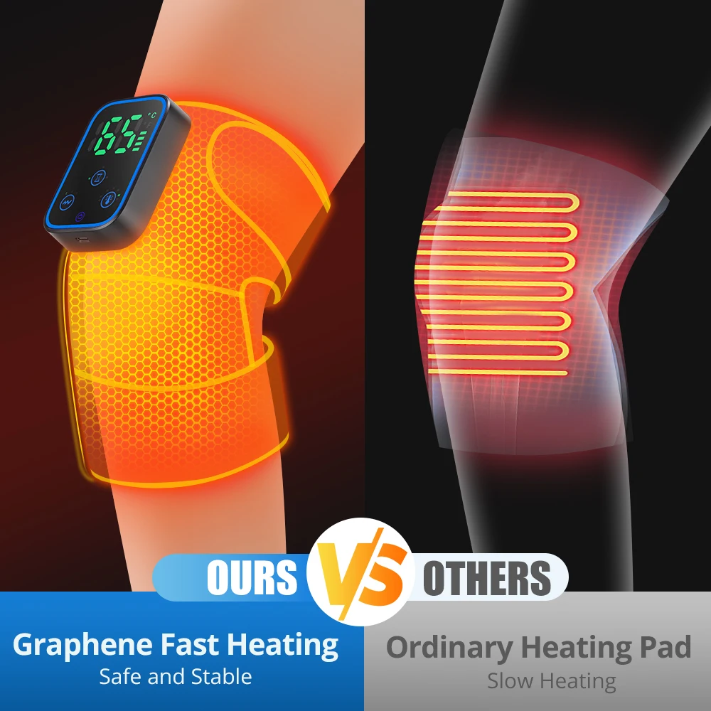 1개의 어깨/무전전전개/팔전전개 마사지기 진동 APP 통제 난방 패드에서 전기 3개