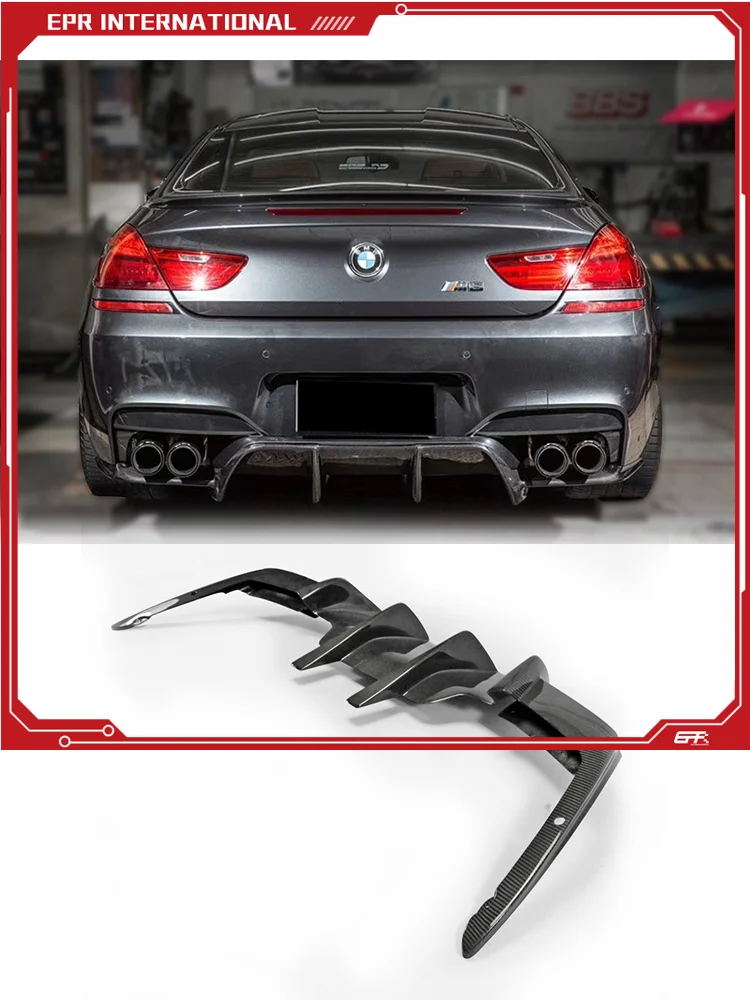 

Car styling V-Style Rear Diffuser for BMW M6 F06/F12/F13 - Factory-Style Alignment & Enhanced Rear Appeal