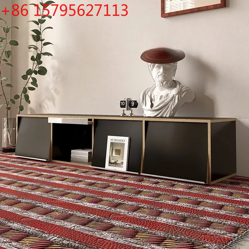 

Шкаф для телевизора, гостиная, домашний шкафчик от пола до потолка, встроенная роскошь из массива дерева, высококачественная дизайнерская модель