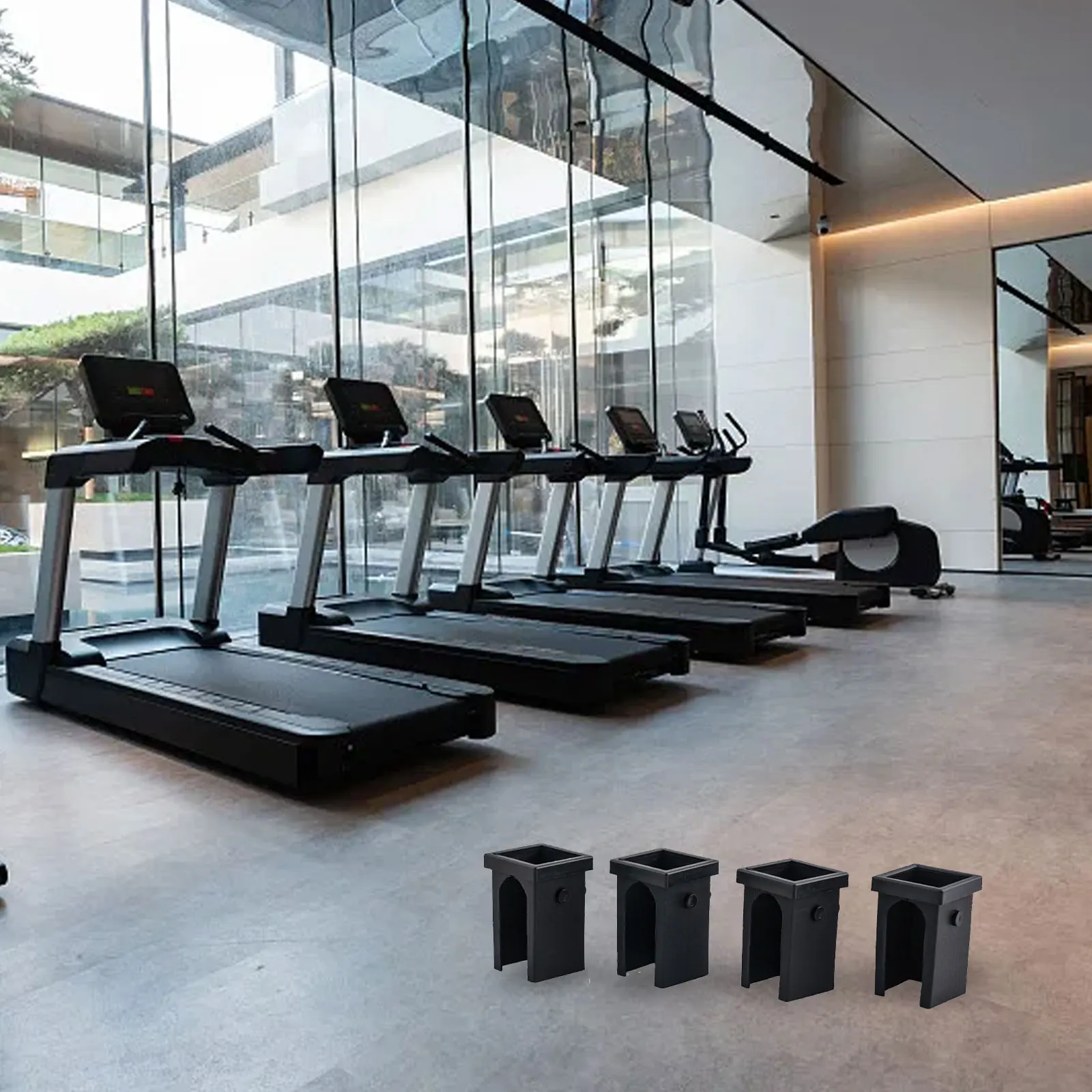 

Квадратная трубка для покрытия, скользящая вставка для стула, отделочные заглушки-аксессуары для фитнес-оборудования, скользящая втулка