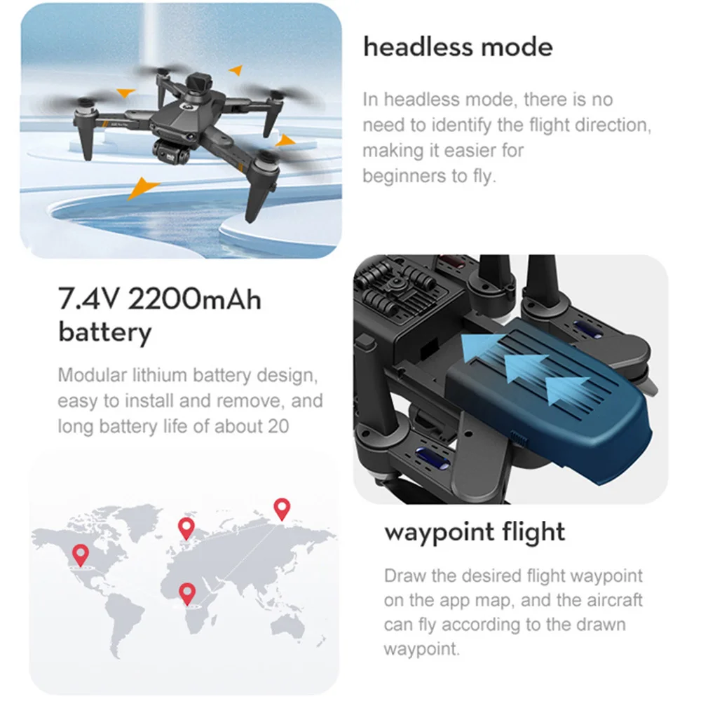 K80PRO MAX Quadcopter with Camera 4K Drones 5G GPS Wifi Profesional Obstacle Avoidance RC Helicopter Brushless Motor Dron Plane